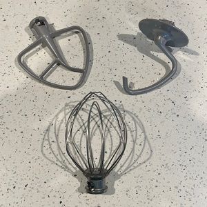 Kitchenaid set of 3 mixer attachments